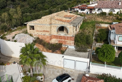 Villa singola in costruzione