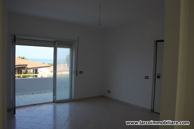 Newly built apartment with view over the Isle of Cirella 