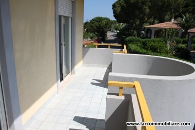 Newly built apartment with view over the Isle of Cirella 